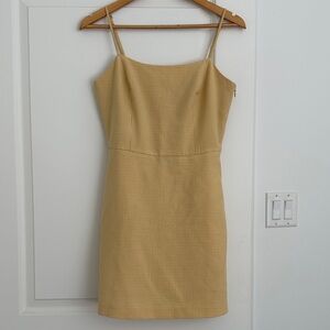Wilfred Mustard Mini Dress